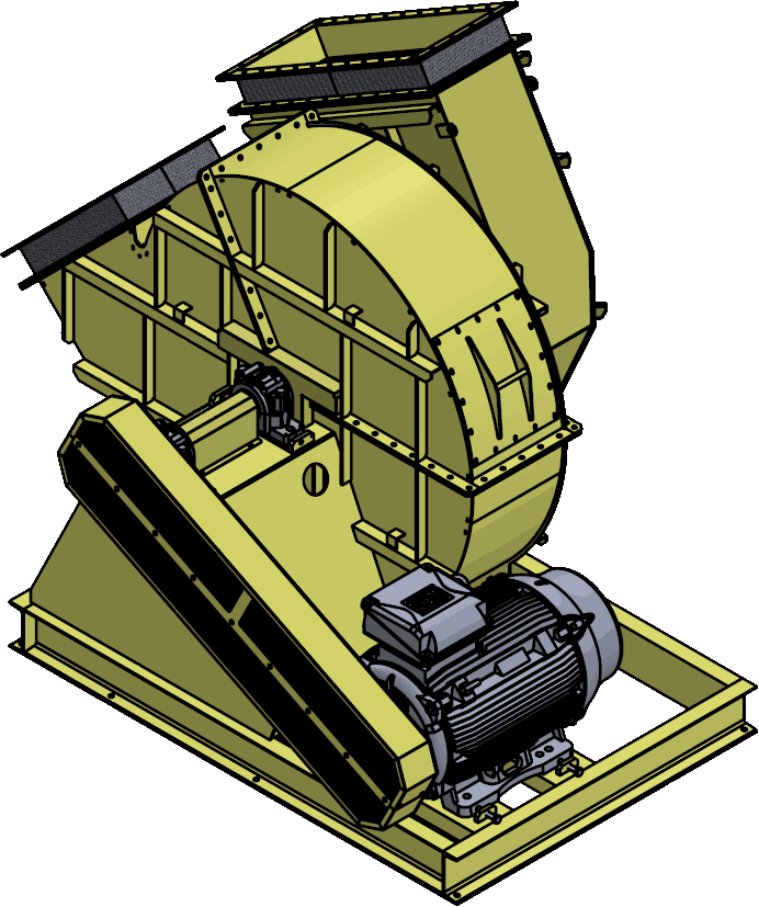Desenho Ventilador Centrífugo de Baixa Pressão