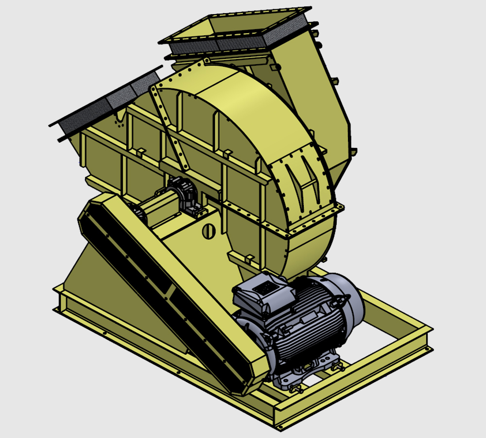 Desenho Ventilador Centrífugo de Baixa Pressão